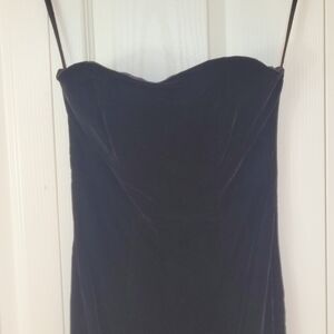 Vintage Velvet Boned Gown